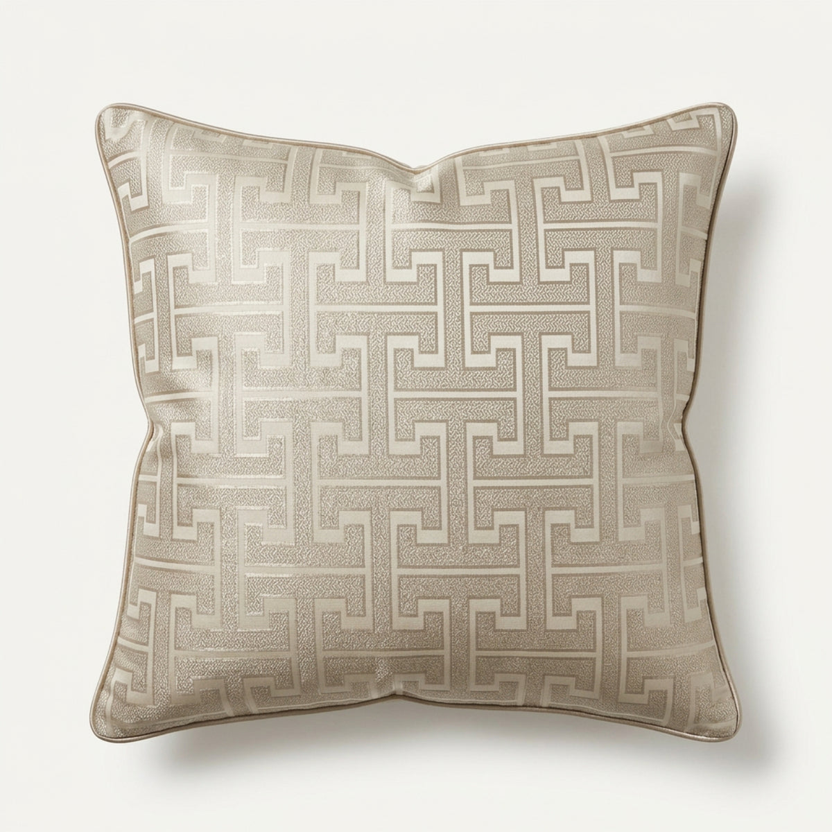 Luxury Design Cream Filled Cushion – 60 × 60cm