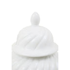 Large Ceramic Pierced Ginger Jar White