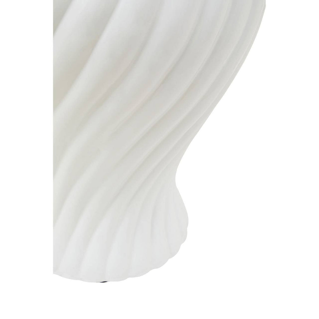 Large Ceramic Pierced Ginger Jar White