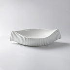 Sculptural Leaf Ceramic Serving Bowl