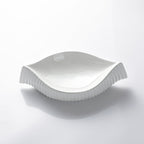 Sculptural Leaf Ceramic Serving Bowl