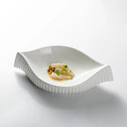 Sculptural Leaf Ceramic Serving Bowl
