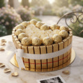 Heart Shape Raffaello & Ferrero Rocher Luxury Hamper 20cm