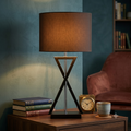 Large X Style Modern Table Lamp