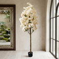 120cm Artificial Blossom Tree Faux Floral Statement Plant