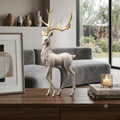 Large Free Standing Stag Deer Sculpture Luxury Figurine