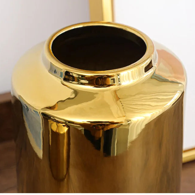 Gold Ceramic Vase