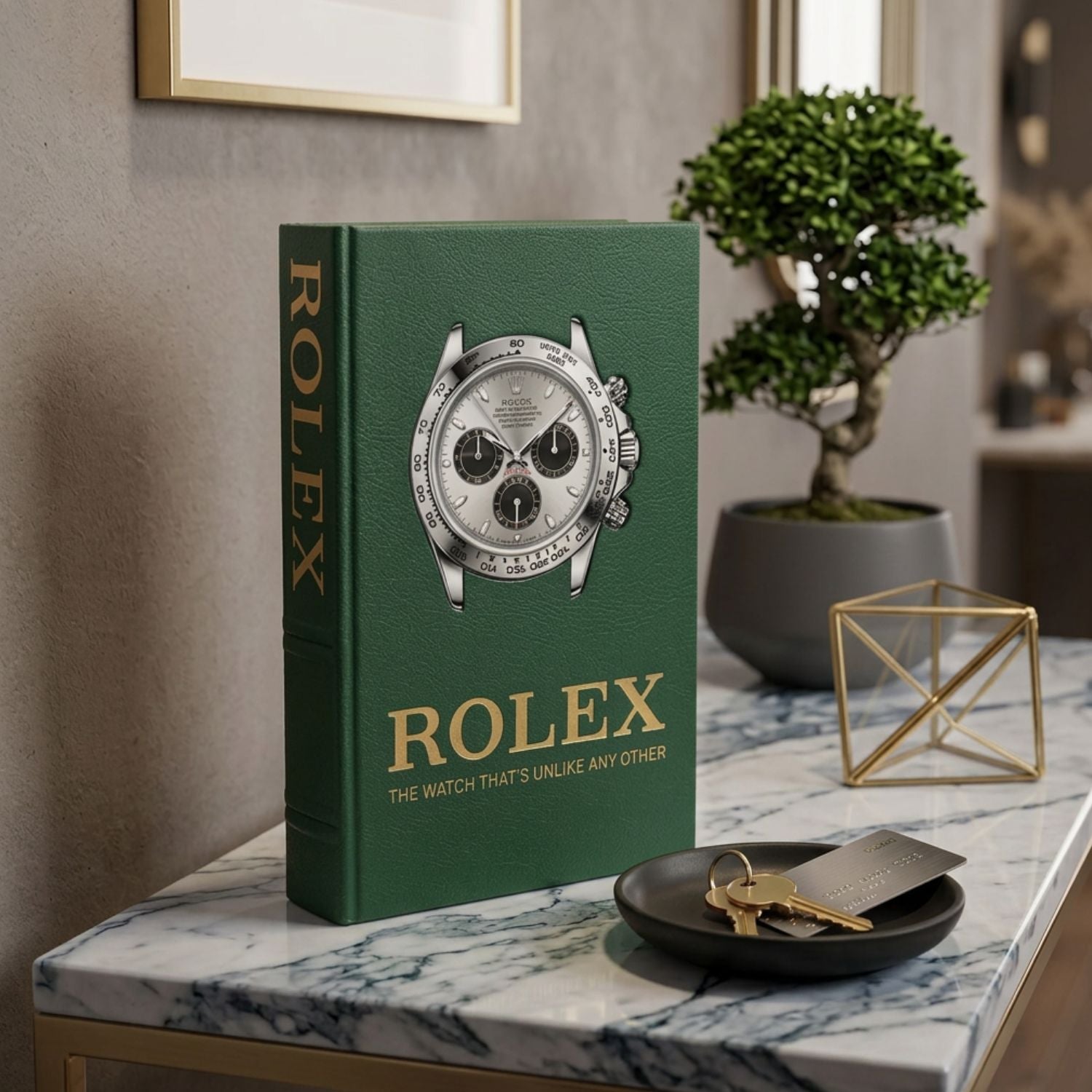 Rolex Decorative Coffee Table Book – Green