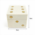 Ivory & Gold Dice Box Set