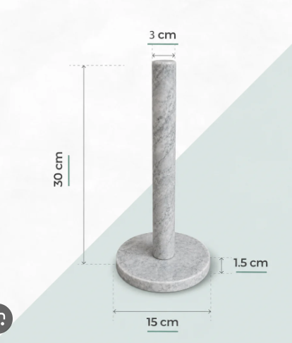 Marble Paper Towel Holder