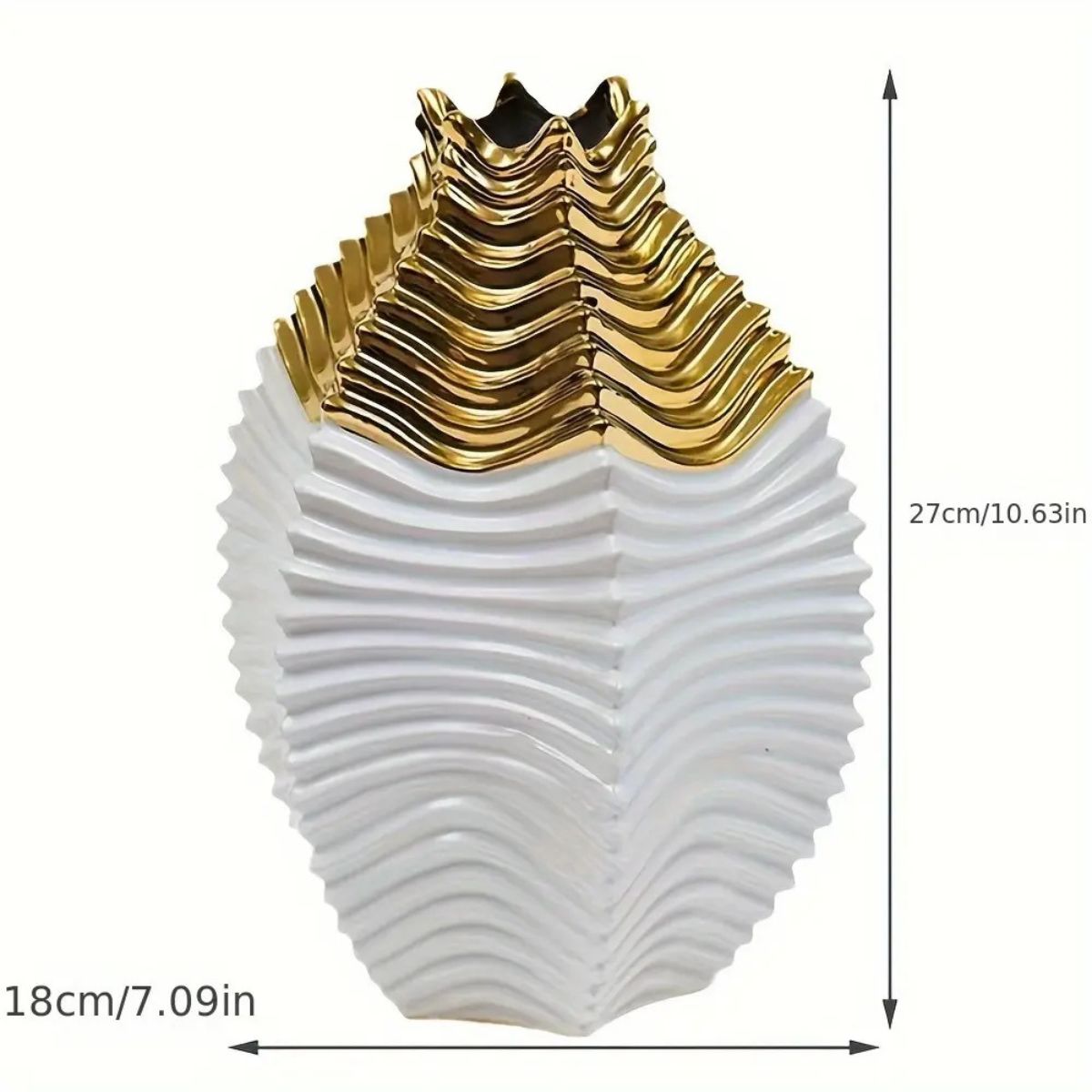 White and gold star bowl dimensions 32cm x 28cm
