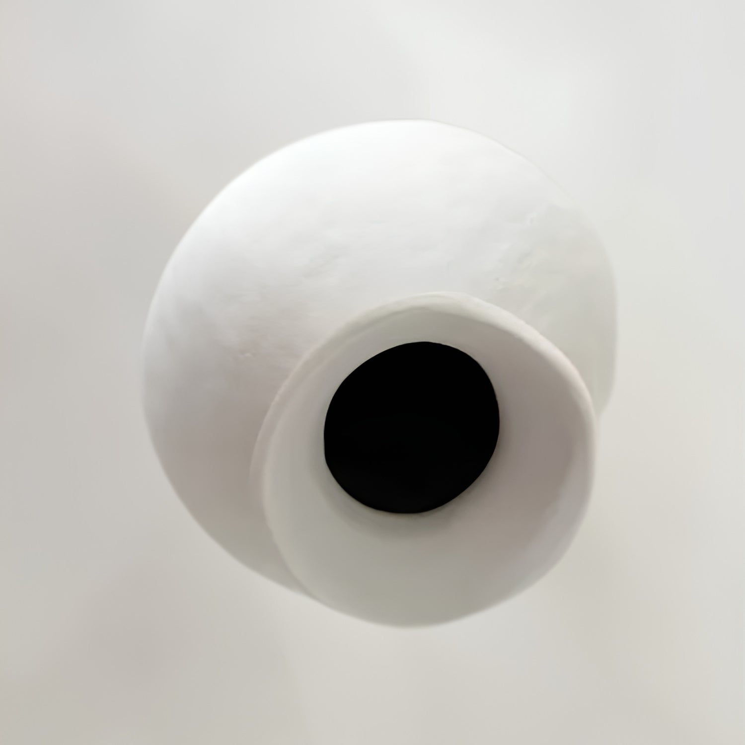 Renwil Melton Ceramic Vase in White - top view