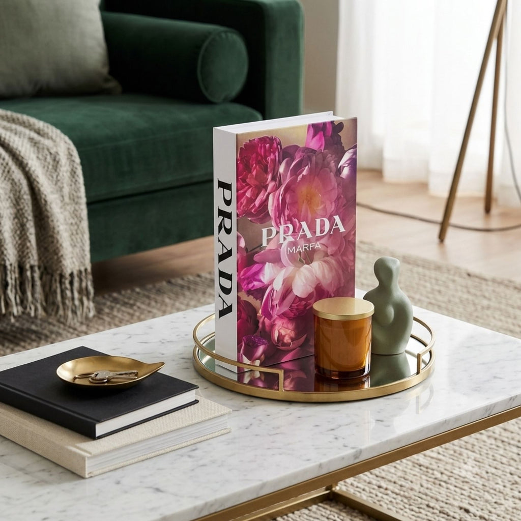 Prada Decorative Coffee Table Book – Pink Floral