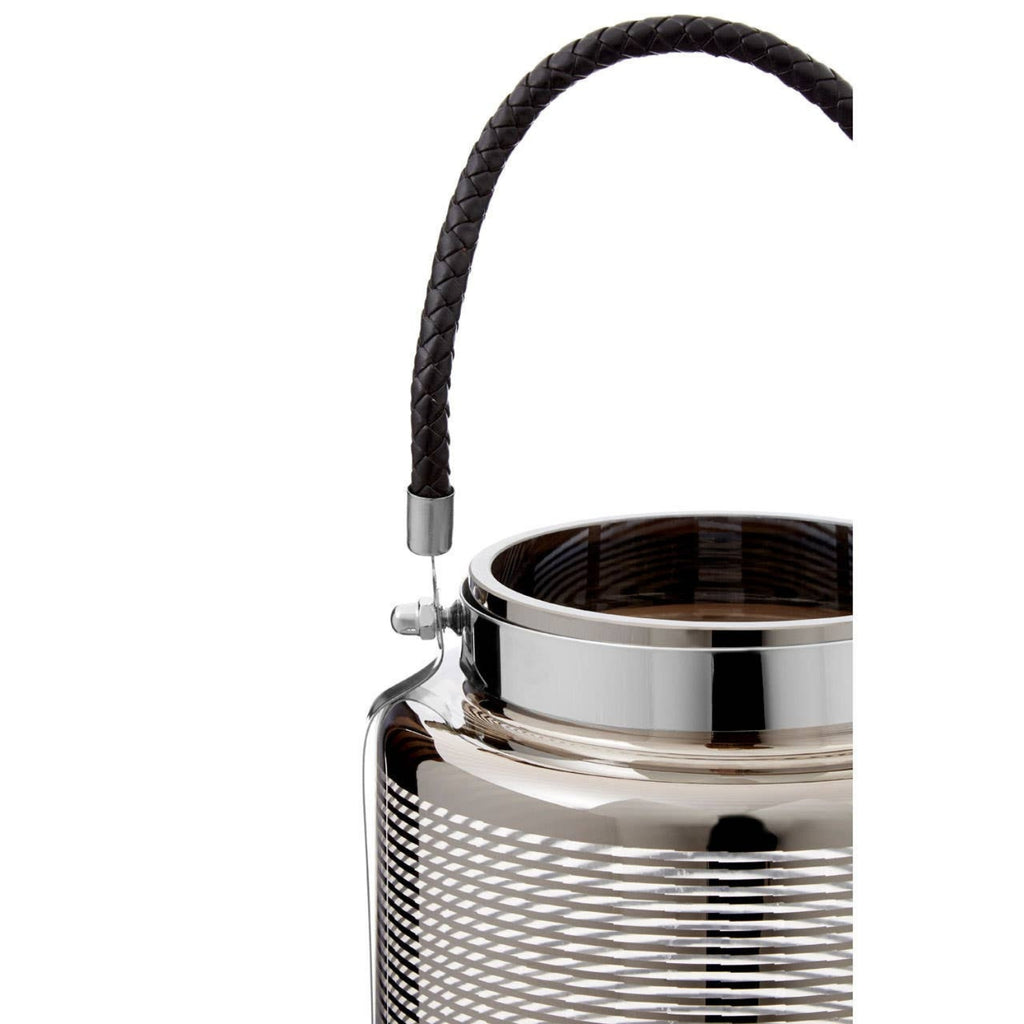 Small Nickel Stripe Lantern - side view