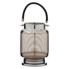 Small Nickel Stripe Lantern - detail view