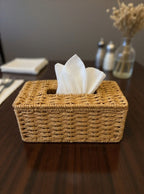 Hand-Woven Decorative Home & Office Tissue Box
