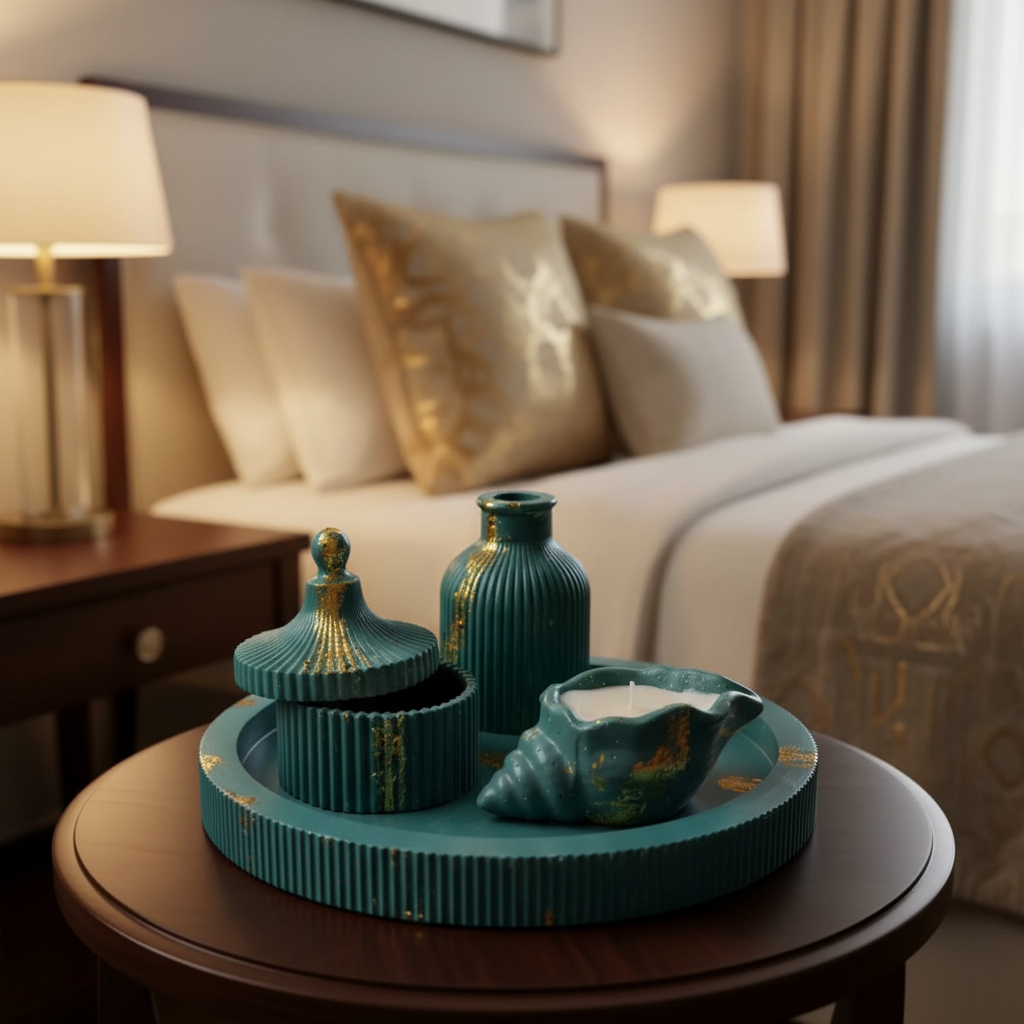 Lifestyle bedroom vignette