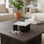 Marble Trinket Storage Box Home Decor