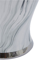 Marmo Marble Effect Ceramic Ginger Jar Large - base detail
