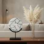 Marble Disc Sculpture Lifestyle