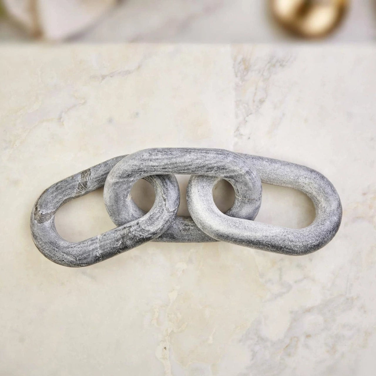 Marble Chain Link Decorative Sculpture