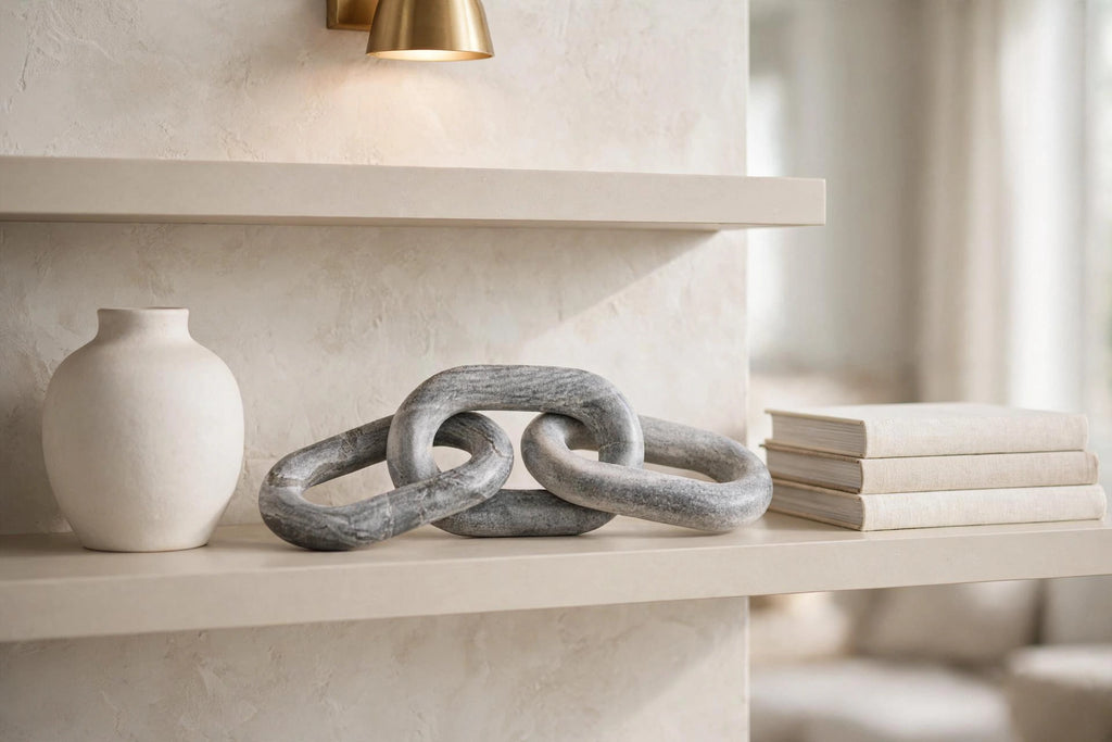 Marble Chain Link Decorative Sculpture