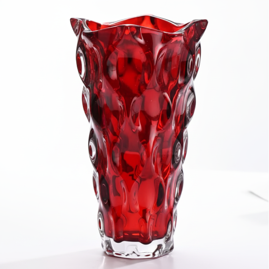 Ruby Red Vase Detail